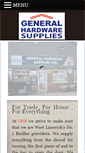 Mobile Screenshot of generalhardwaresupplies.com